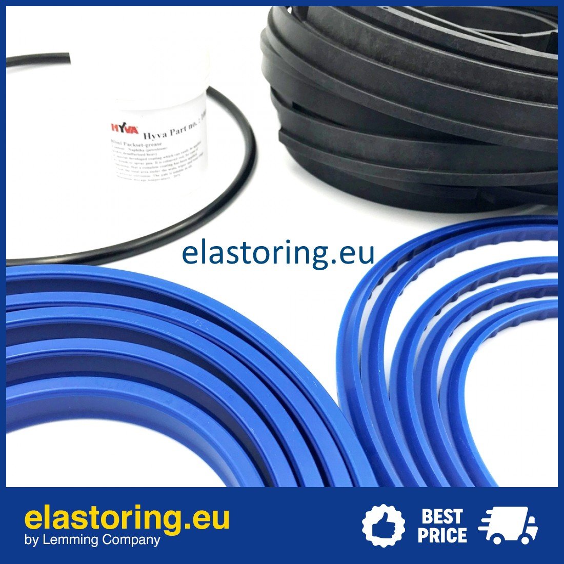 Seals kit for HYVA telescopic cylinders FE/FC 1835 series